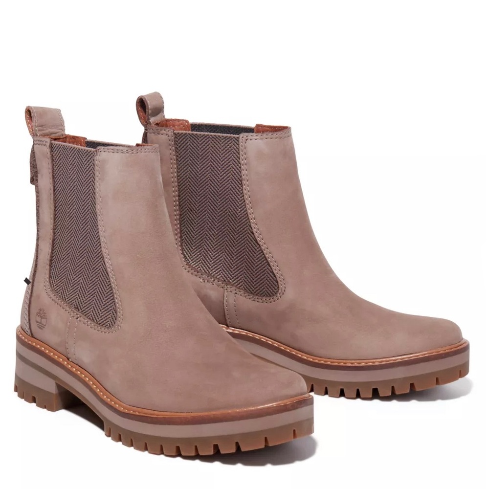 TIMBERLAND COURMAYEUR CHELSEA BOOT FOR WOMEN IN BEIGE - Picture 4 of 7